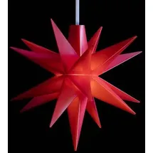 Deco Trend Baby-Stern 8cm Batterie Indoor rot 8 cm mit Bat.