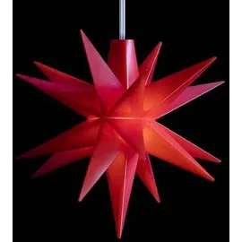 Deco Trend Baby-Stern 8cm Batterie Indoor rot 8 cm mit Bat.