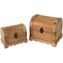 Spardose aus Holz Namibia, 2er Set, HMF 6414700