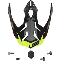 LS2 MX701 Extend - Matt Schwarz/Grau/Neon-Gelb