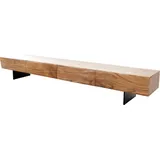 DeLife New Live-Edge Lowboard 240 cm Akazie Natur 35 cm Beige/Massivholz