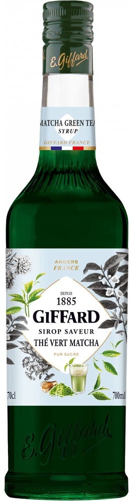 Giffard Grüner Tee Matcha Sirup Thé Vert Matcha 0,7l