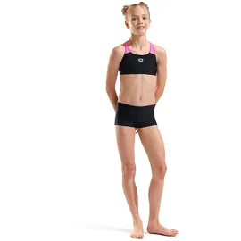 Arena Bikini Solid L Schwarz/Pink 128