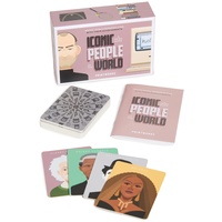 PrintWorks Women's Iconic People Memory Game, Mauve, One Size