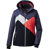 killtec (KILAH Damen Skijacke/Funktionsjacke mit abzippbarer Kapuze und Schneefang KSW 149 WMN SKI JCKT, denim, 42, 38945-000