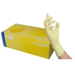 NITRAS SUPREME GRIP LATEX Untersuchungshandschuh 8230-L , 1 Packung = 100 Stück, Größe L