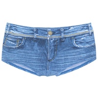 KANGAROOS Bikini-Hotpants Damen jeansblau, Gr.38