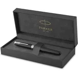 Parker Sonnet stainless steel/palladium trim, rechte Hand, mittel, Geschenkbox