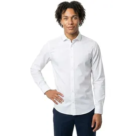 JACK & JONES JPRBLAJAXON Stretch Shirt L/S NOOS, Weiß,M