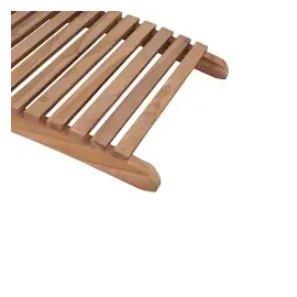 vidaXL Sonnenliegen 2 Stk. Massivholz Teak