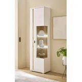 Home Affaire Vitrine LONG ISLAND 55 x 35 x 200 cm Weiß