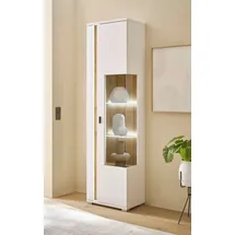 Home Affaire Vitrine LONG ISLAND 55 x 35 x 200 cm Weiß