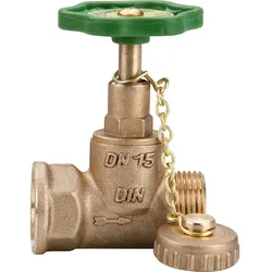 Kesselentleerventil Eingang: IG, Ausgang: Kappe/Kette 1130,1/2''