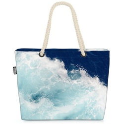 VOID Strandtasche (1-tlg), Meeresrauschen Beach Bag Wellen Meer Surfen Wellenreiten Surfbrett Ozean bunt