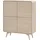 Home Affaire Vitrine Torsby 108 x 39 x 130 cm Braun