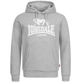 Lonsdale Fremington Kapuzenpullover - Marl Grey - XL