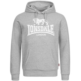 Lonsdale Fremington Kapuzenpullover - Marl Grey - XL