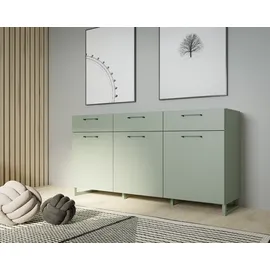 Forte Sideboard »Silba« Breite ca. 164,6 cm grün