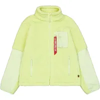 Alpha Industries Sherpa Jacke Arctic Lime 2XL