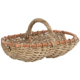 Rosenkorb Blumenkorb Geschenk Korb für Hochzeit/Rosenkorb Bügelkorb aus Rattan