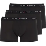 Tommy Hilfiger Trunks mit Logo-Stitching im 3er-Pack, Black, M