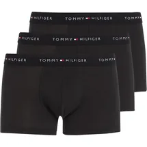 Tommy Hilfiger Trunks mit Logo-Stitching im 3er-Pack, Black, M