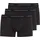 Tommy Hilfiger Trunks mit Logo-Stitching im 3er-Pack, Black, M