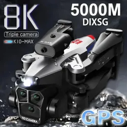 2024 Neue K10 MAX-Drohne für Luftaufnahmen, WIFI, Hindernisvermeidung, Drei-Kamera-Fernbedienung, Flugzeug mit optischem Fluss, Quadcopter, Kinderspielzeug, Geschenk