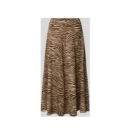 ARMEDANGELS Maxirock Damen Zebra Print Braun 36