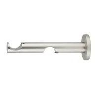 MYDECO Gardinenstange-Halterung 2-läufig Function Track Edelstahl-Optik Ø 2,5 cm