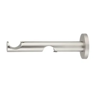 MYDECO Gardinenstange-Halterung 2-läufig Function Track Edelstahl-Optik Ø 2,5 cm