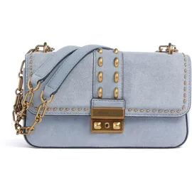 Michael Kors Tribeca Small Schultertasche Wildleder Blue