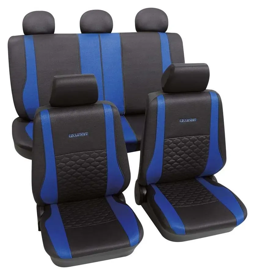 PETEX Sitzschonbezug Sitzbezüge Polyester blau 26374905