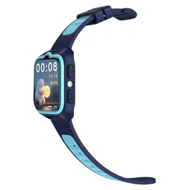 Blackview Z30 4G BT 41 mm Kunststoffgehäuse Schwarz Silikonarmband Blau One Size