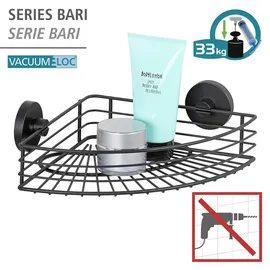 Wenko Eckablage Bari Schwarz