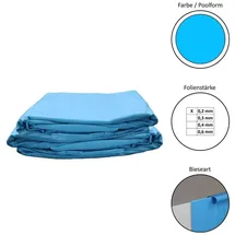 Waterman Poolinnenhülle Blau 350 cm