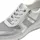 Marco Tozzi Damen Sneaker flach mit Reißverschluss Chunky-Sohle, Weiß (White Comb), 41