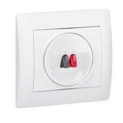Abdeckung Hi-Fi Lautsprecher 1-fach Galea ultraweiss