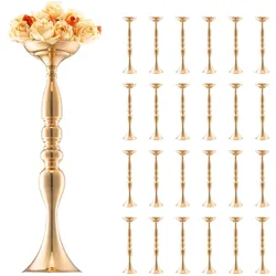 VEVOR 24x 50cm Gold Blumenständer Modern Blumenvase Hochzeit Dekoration Vasen