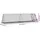 vidaXL Kleintierstall 400 x 105 x 91 cm silber