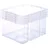 BigDean 4x Stabile Kunststoffbox Eurobox (Dreh Stapelbar) 44x35x24cm passt in Kastenregale Drehstapelbox Stapelbox Lagerkiste ohne Deckel