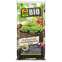 Compo Bio Hochbeet- und Gewächshauserde torffrei 40 l