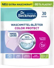 Dr. Beckmann Waschmittel-Blätter Color Protect, Blütenfrisch 9572 , 1 Packung = 30 Tücher
