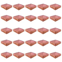 Baumarktplus 25x Pfostenkappe Kupfer Pyramide/Kugel (71 x 71 mm Pyramide 7x7 Abdeckkappe für Pfosten 71mm
