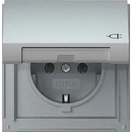 Gira Schuko-Steckdose IP44 Alu 1 St.