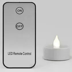 Monzana LED Teelichter Kerzen mit Fernbedienung Flackernd 20 Stk