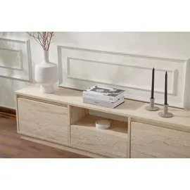 Skye Decor TV-Schrank 160 x 42 x 29,5 cm Beige Holzwerkstoff