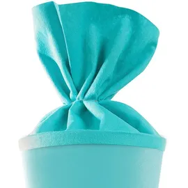Goldbuch Bastelschultüte 70cm mit farbigem Filzverschluss eisblau - Blau