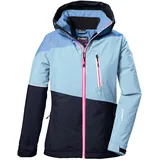 killtec Mädchen Skijacke/Funktionsjacke mit Kapuze und Schneefang KSW 331 GRLS SKI JCKT, hell denim, 176, 42091-000