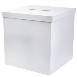 Geldbox Spardose weiß neutral